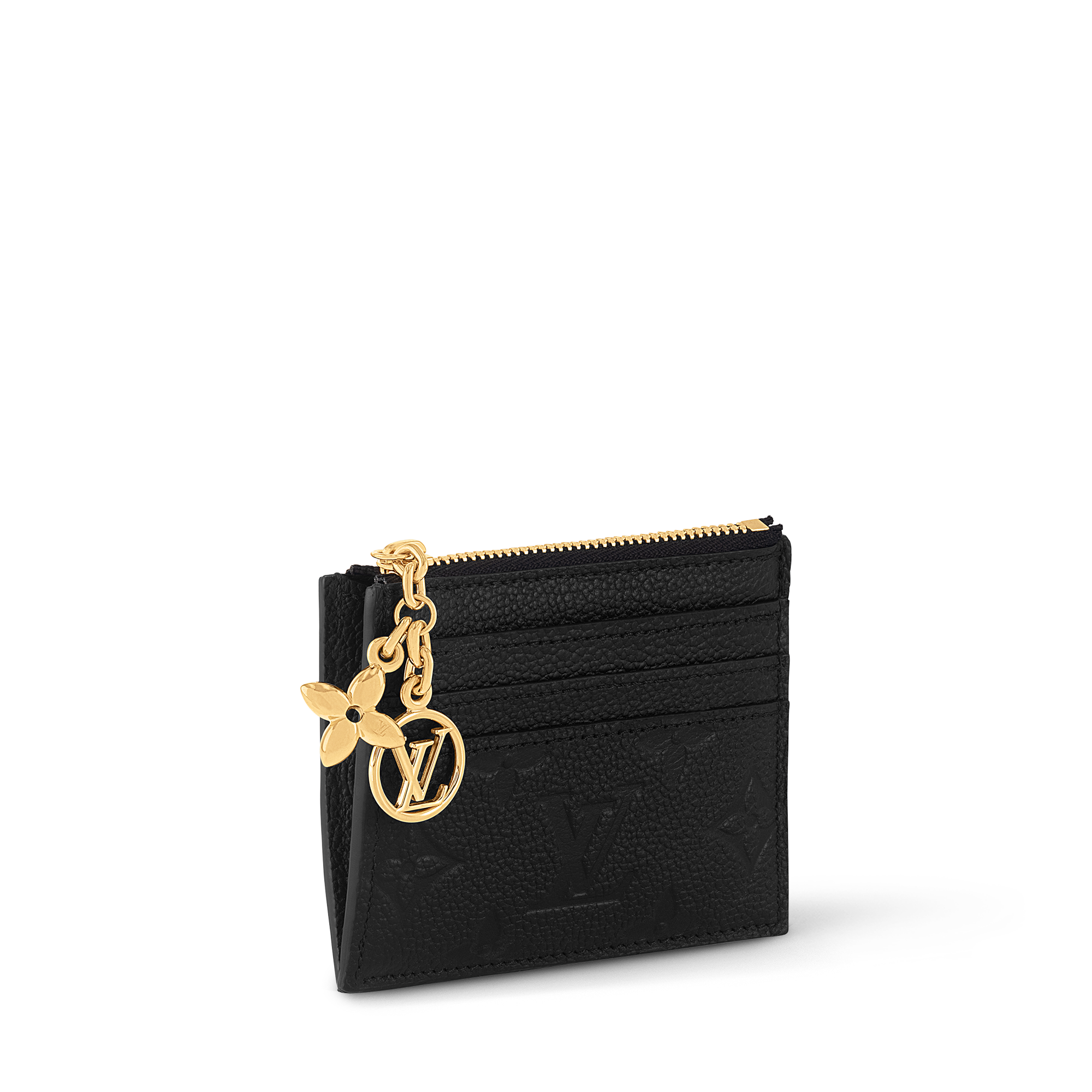 Flora Card Holder Monogram Empreinte Leather - Women - Small